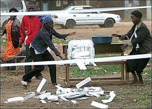 Violence, rains mar eastern polls
